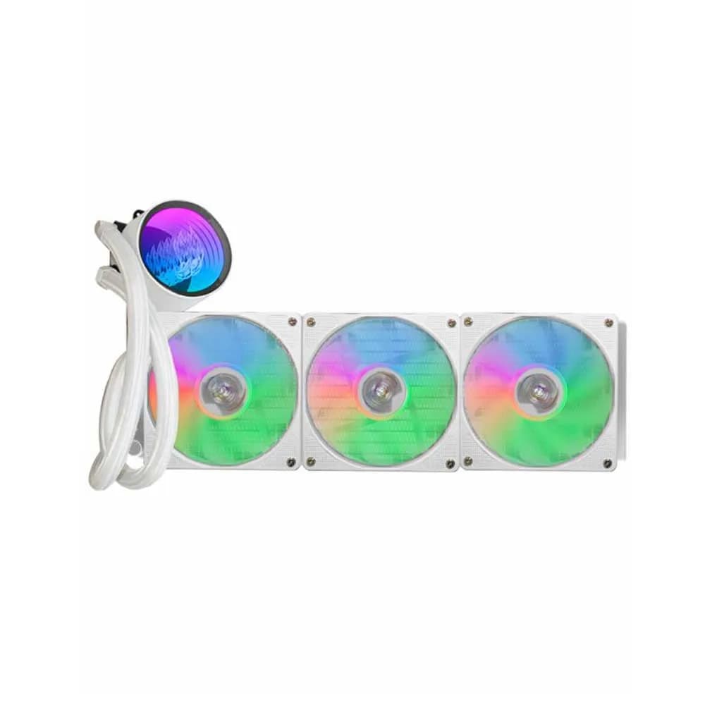 WATER COOLER WACT K-MEX 360MM INTEL/AMD MULTICOLOR BRANCO