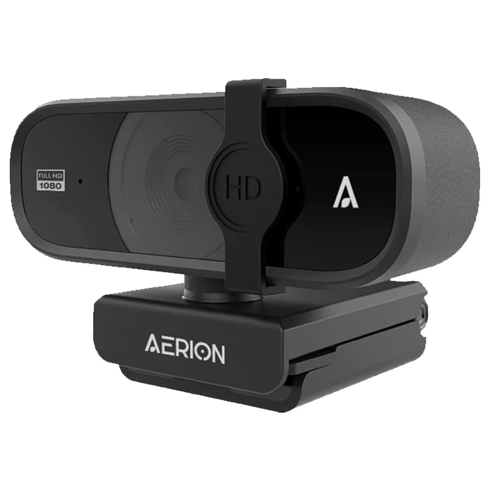 WEBCAM AERION FULL HD 1080P WEB100 PRETO