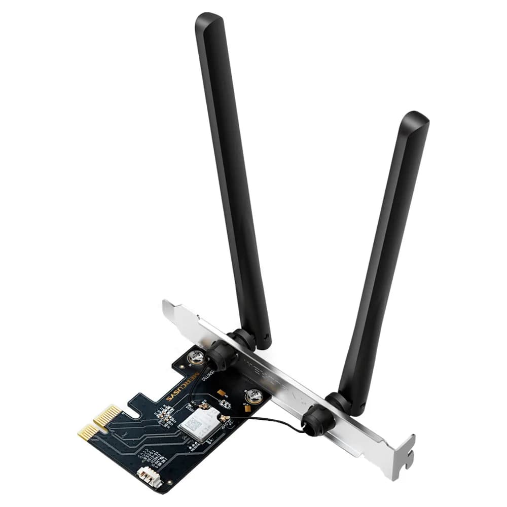 Adaptador Wi-Fi 6E PCIe Mercusys Bluetooth 5.2 MA86XE AXE5400