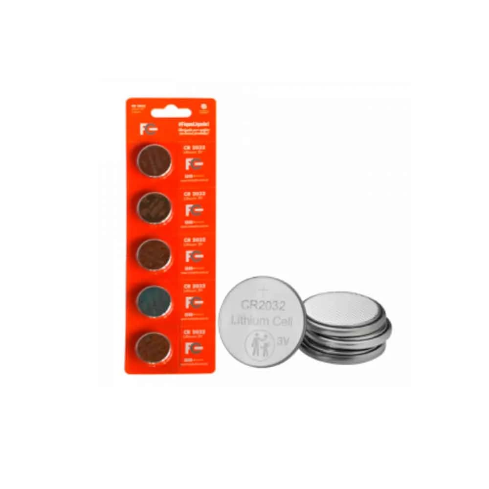 Bateria de Lítio CR2032 3V Cart. 5UN FCBAT2032N FC Fontes