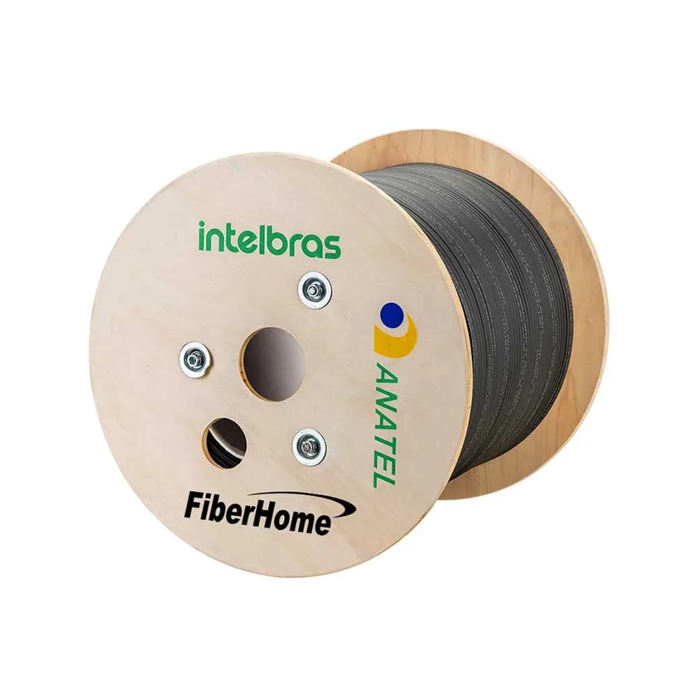 Bobina Cabo Óptico Drop 1 KM Intelbras/FiberHome Cfoac-BLI A/B-CM-01-FO-CO-LSZH 4830162