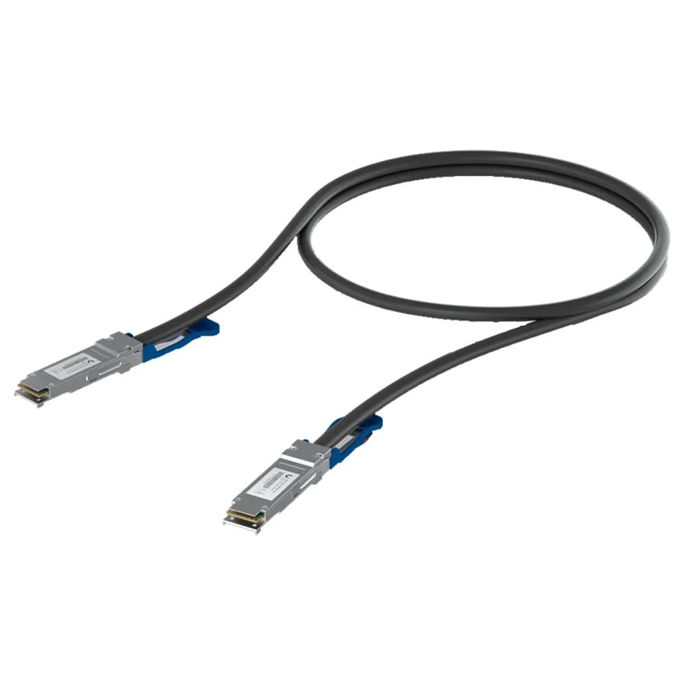 Cabo DAC Ubiquiti QSFP28 de 100 e 40 GB 0.5 METROS-UACC-DAC-QSFP28-0.5M