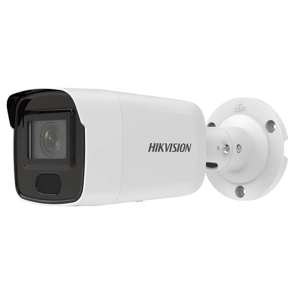 Camera Hikvision IP AcuSense HEOP DarkFighter 6MP Bullet 4mm IR 40m Slot MicroSD IP67 DS-2CD3066G2-IS