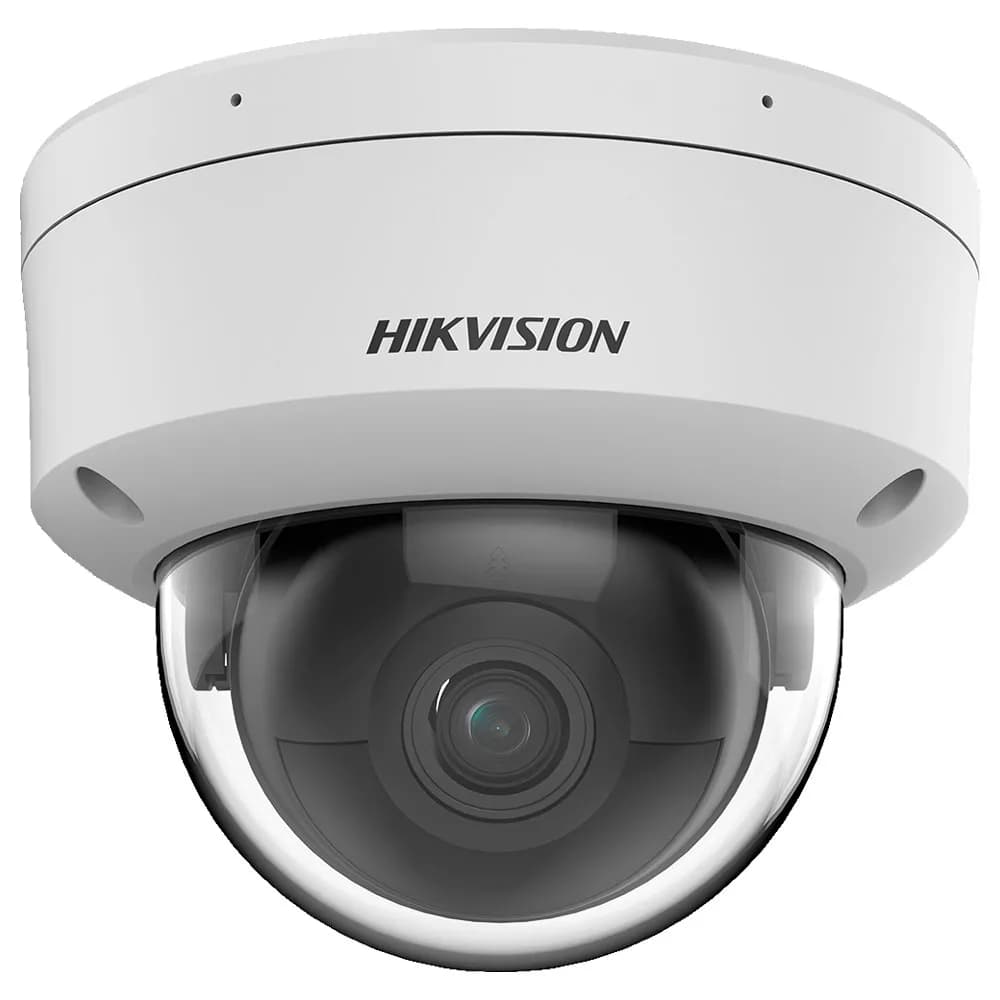 Camera Hikvision IP AcuSense HEOP DarkFighter 6MP Dome 2.8mm IR 40m Slot MicroSD IK10 IP67 DS-2CD3166G2-IS