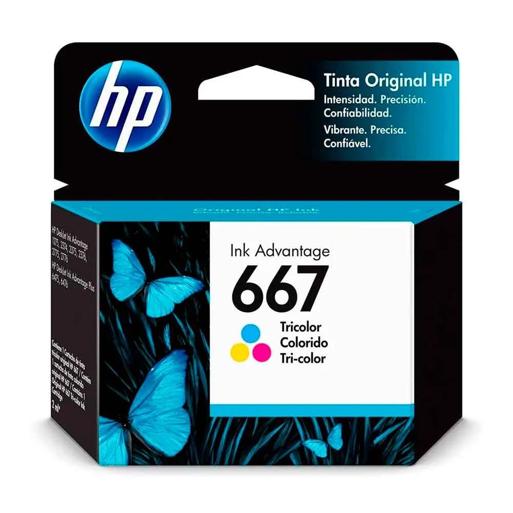 Cartucho HP 3YM78AB 667 Tricolor