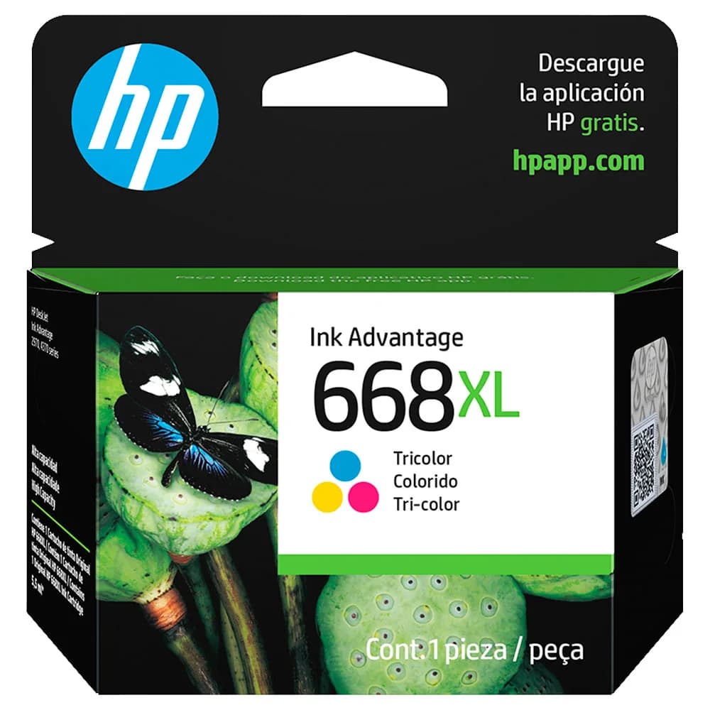 Cartucho HP 7FP38VL 668XL Tricolor