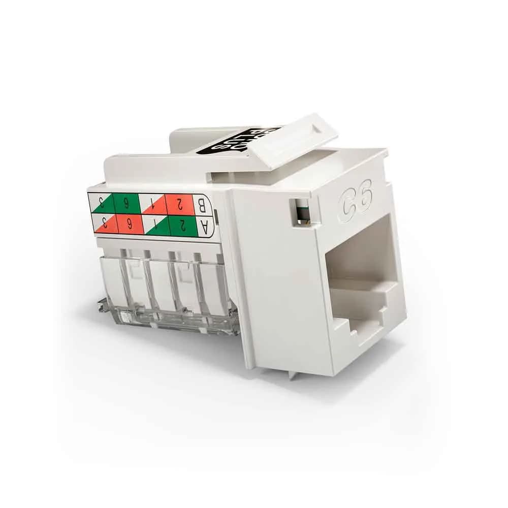 Conector Femea Keystone Sohoplus CAT6 T568A/B