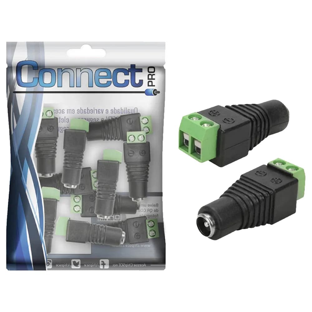 Conector P4 Femea Borne 10 UN. PIX - 062-9775