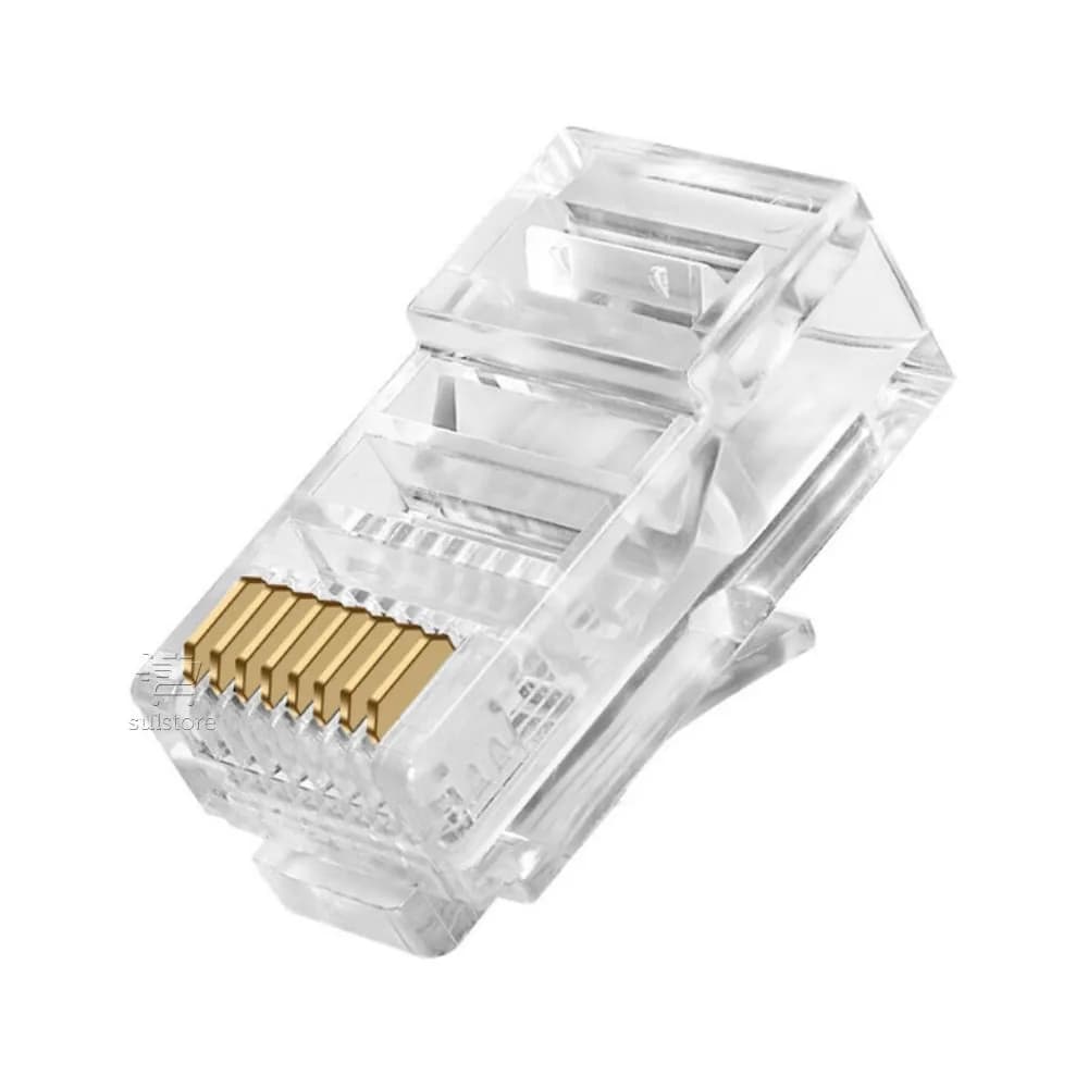 Conector RJ45 Macho CAT5E Pack 100UN 5+ - 062-0045