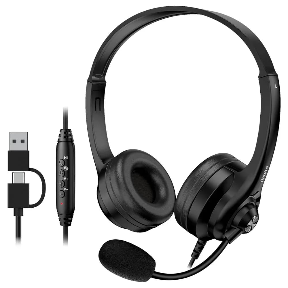 Fone de Ouvido MIC Genius HS-235U AI USB a+C