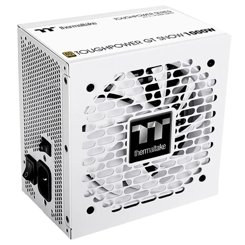 Fonte de Alimentação Thermaltake 1000W TT Toughpower GT Fully Modular Snow - PS-TPT-1000FNFAGB-W