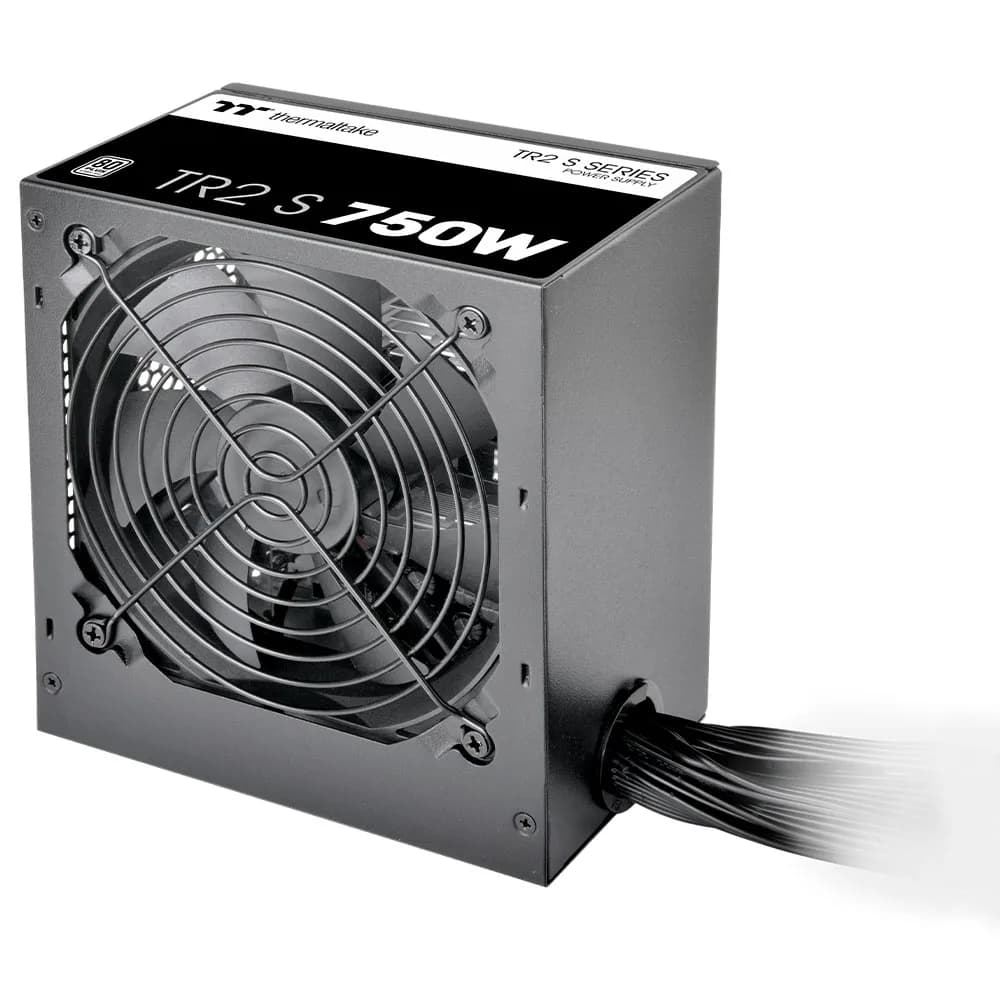 Fonte de Alimentação Thermaltake 750W TR2 S 80 Plus ATX 3.0 PCI-e 5.1- PS-TRS-0750NNFAWB-1