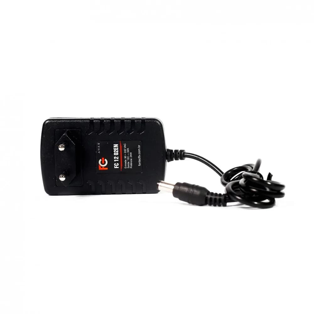 Fonte Eletrônica 12V 2A BIV Multiuso - FC1202EN - FC Fontes