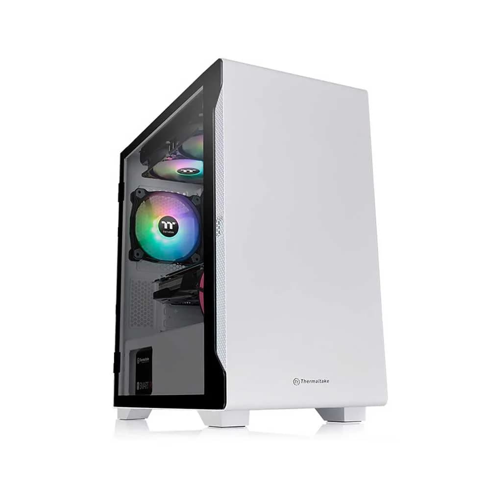 Gabinete Gamer Thermaltake Versa S100 TG White c/ Fan Traseiro 120mm - CA-1Q9-00S6WN-00