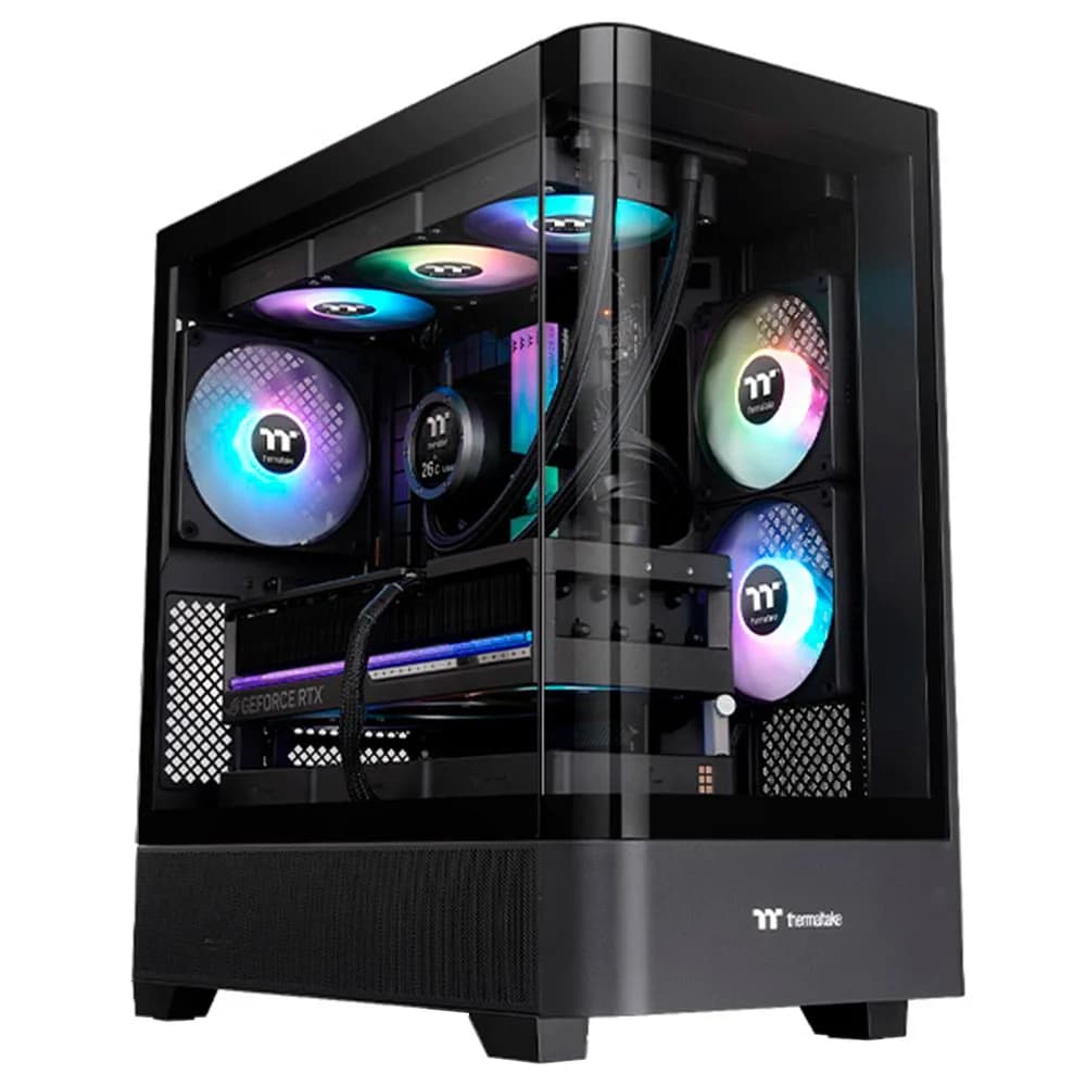 Gabinete Thermaltake View 290 Mid Tower Black 1* 3 Fans ARGB - CA-11G-00N1WA-00