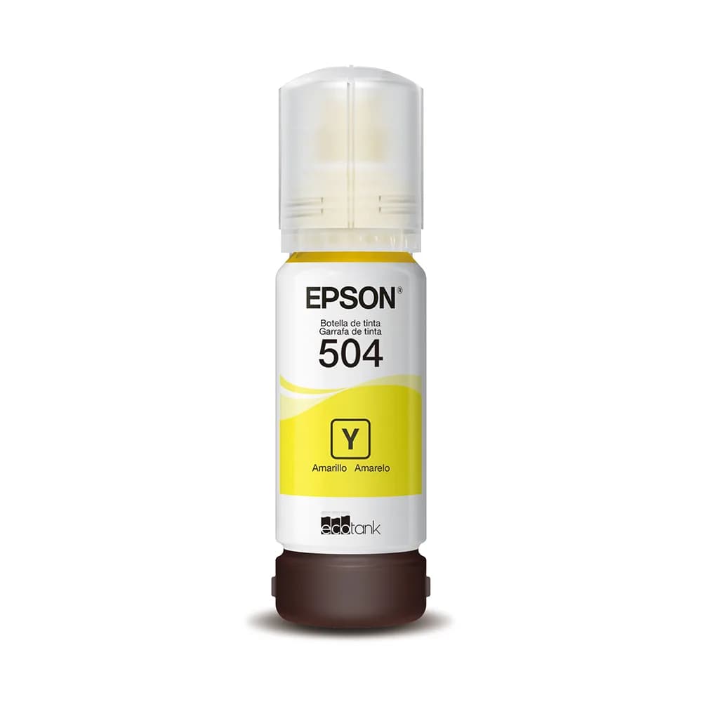 Garrafa/Refil de Tinta Epson T504422-BR Amarelo p/ L4150 L4160 L6171