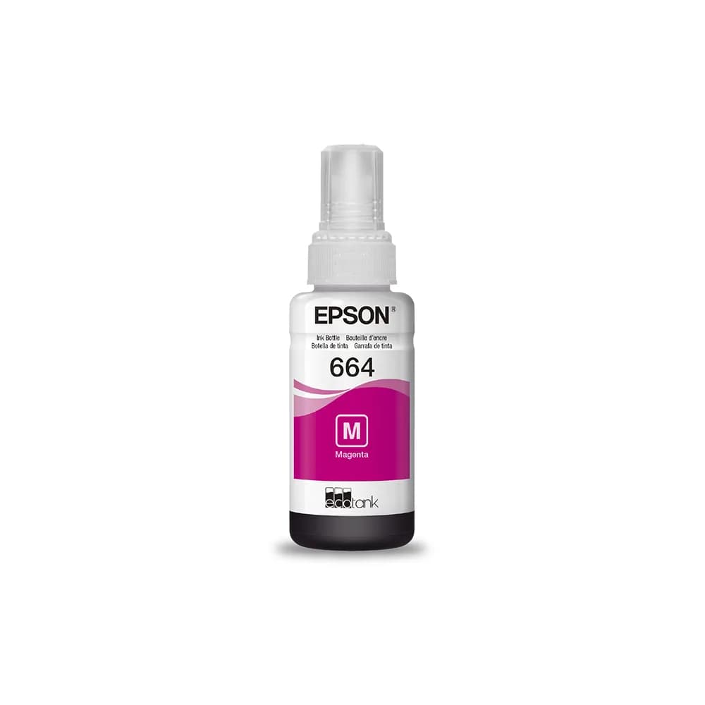 Garrafa/Refil de Tinta Epson T664320-AL Magenta p/ L365 L375 L565 L575 L1300 L120 L380 L395 L396