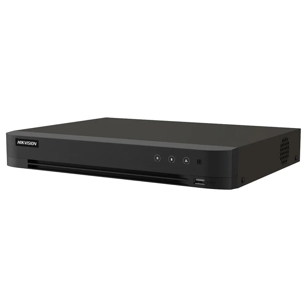 Gravador Hikvision DVR AcuSense 16 Canais 1080P Full HD H.265 Pro+ 1 SATA IDS-7216HQHI-M1/XT