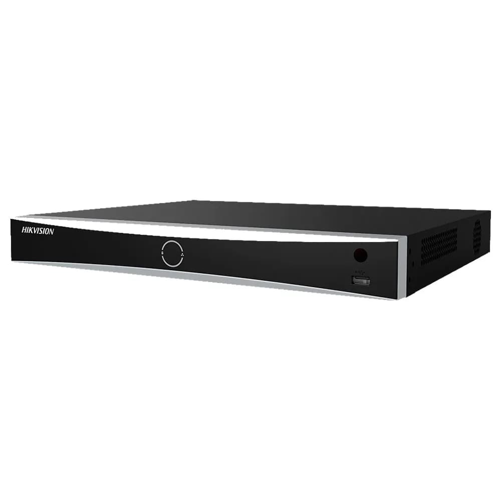 Gravador Hikvision NVR 16 Canais 8MP 4K 16 Portas POE H.265+ 2 SATA DS-7616NXI-K2/16P(D)