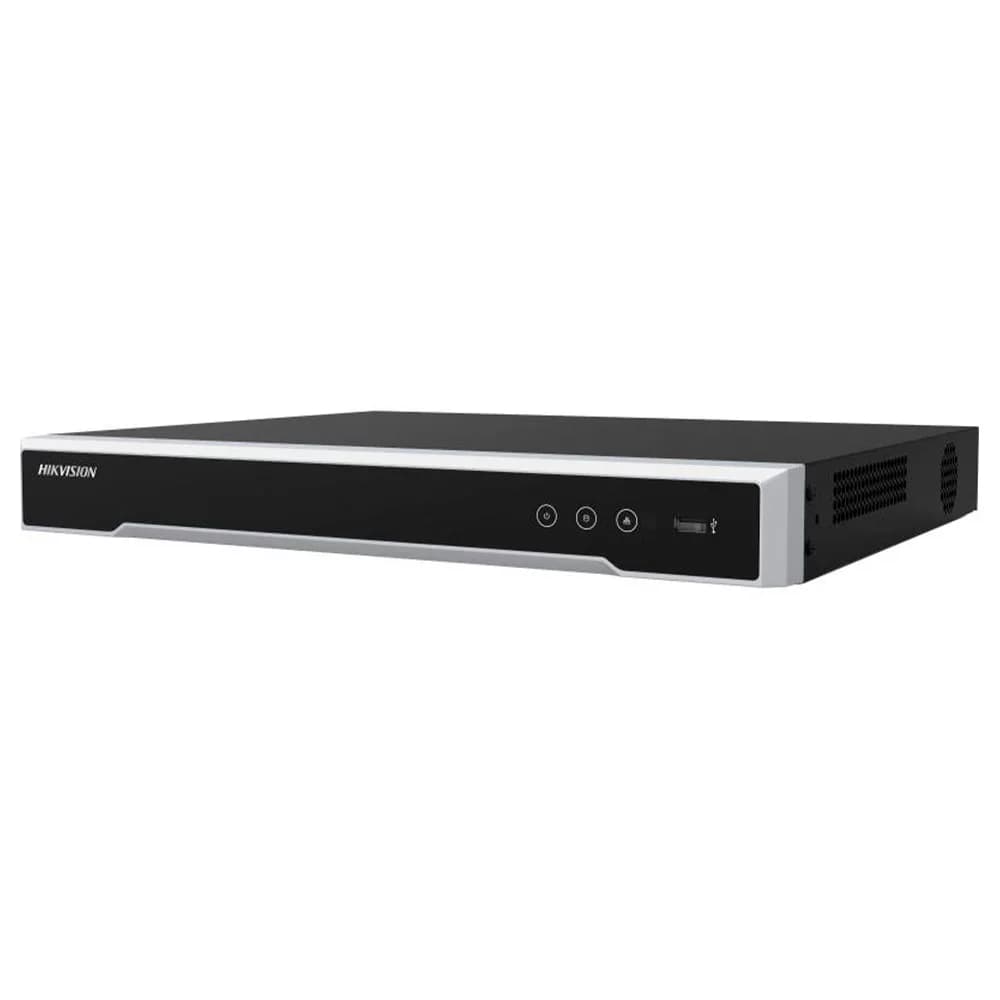 Gravador Hikvision NVR 16 Canais 8MP 4K 16 Portas POE H265+ 2 SATA DS-7616NI-Q2/16P