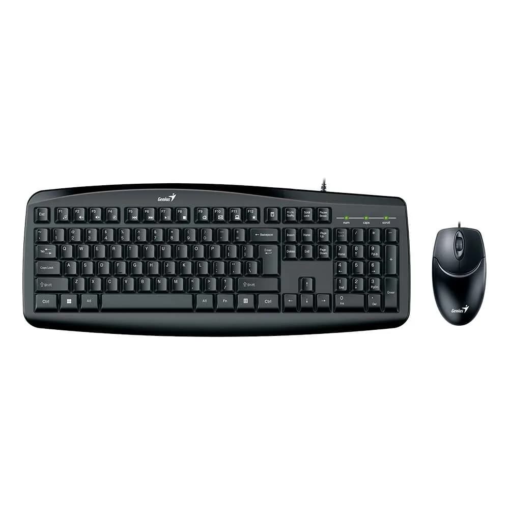 Kit Mouse e Teclado Genius Smart KM-200 com Fio USB