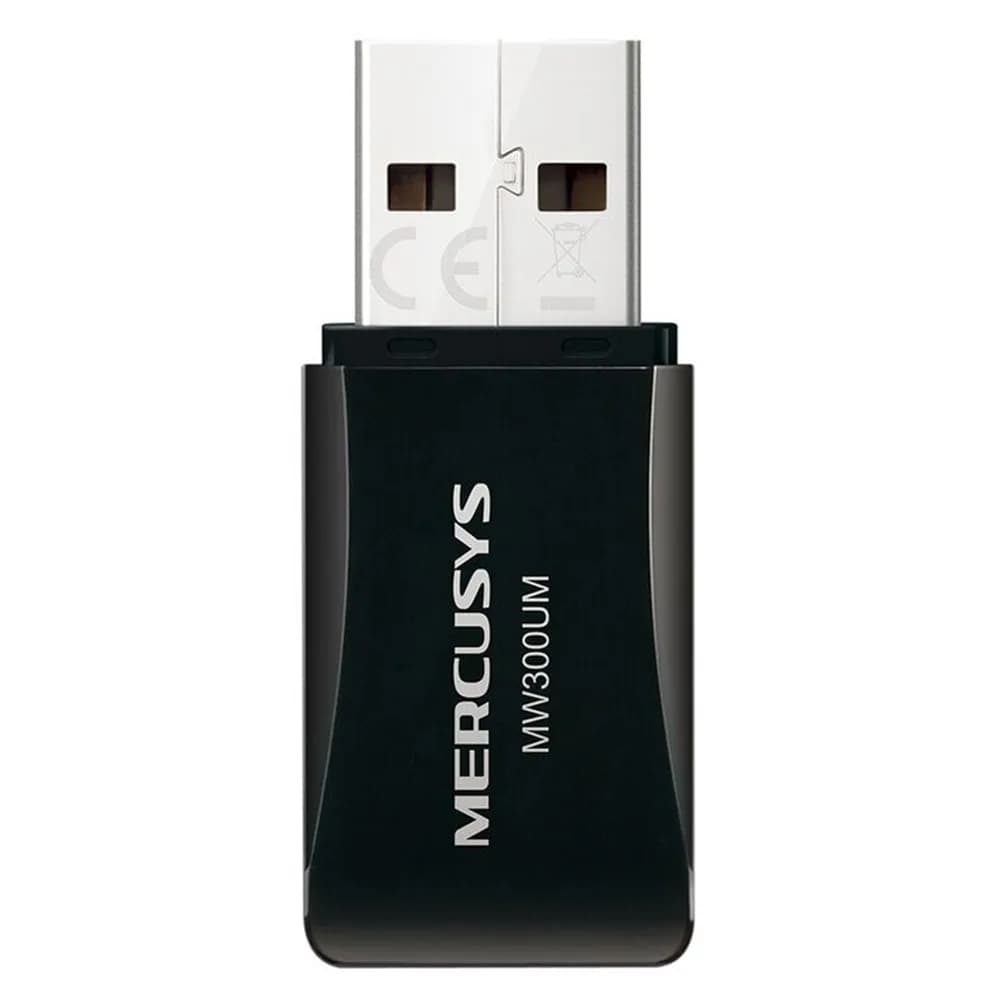 Mini Adaptador USB Wireless N300 Mercusys MW300UM
