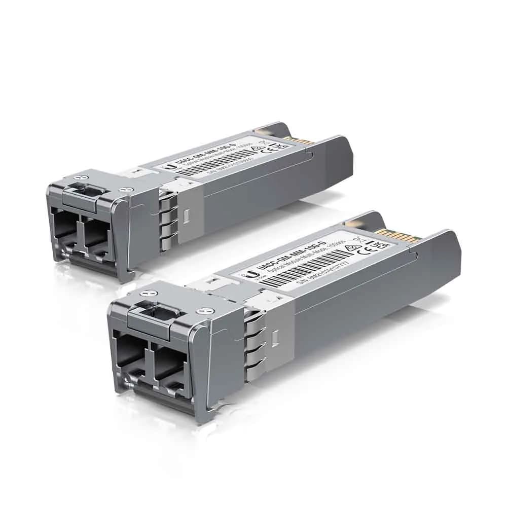 Modulo Ubiquiti Mini GBIC/SFP+ Multimodo 2LC 10GBPS/GIGABIT 300M UACC-OM-MM-10G-D-2 (2 - Pack)