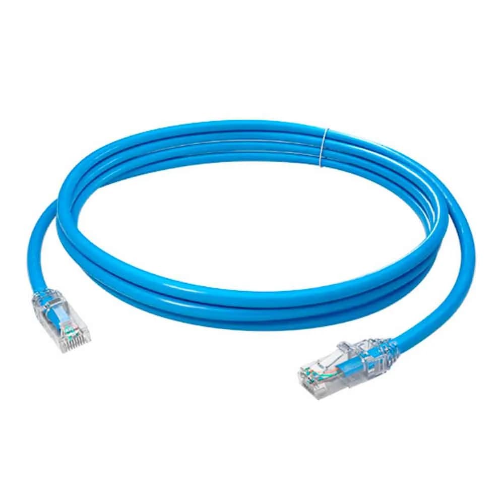 Patch Cord U/UTP Furukawa Sohoplus CAT6 CMX T568A/B 0.5M Azul Claro Certificado
