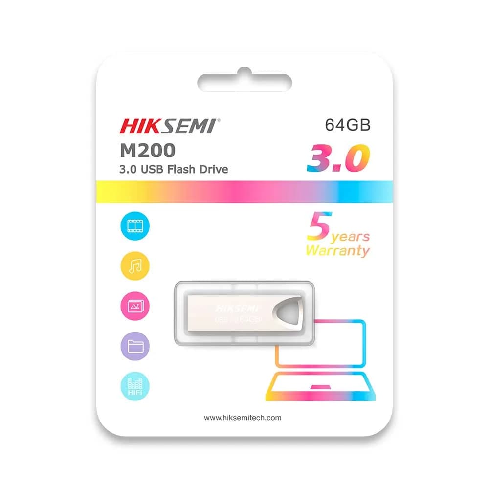 Pen Drive Hiksemi M200 64GB USB 3.2 - HS-USB-M200/64G/U3