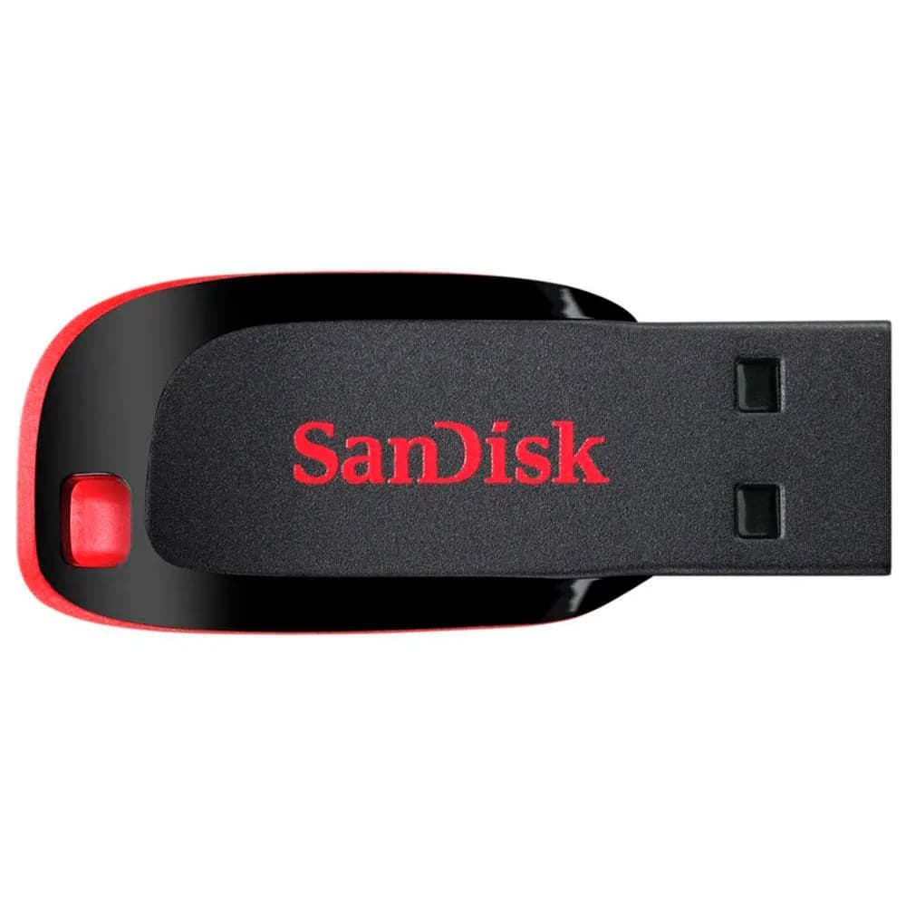 Pen Drive SanDisk Cruzer Blade SDCZ50 128GB Preto - SDCZ50-128G-B35