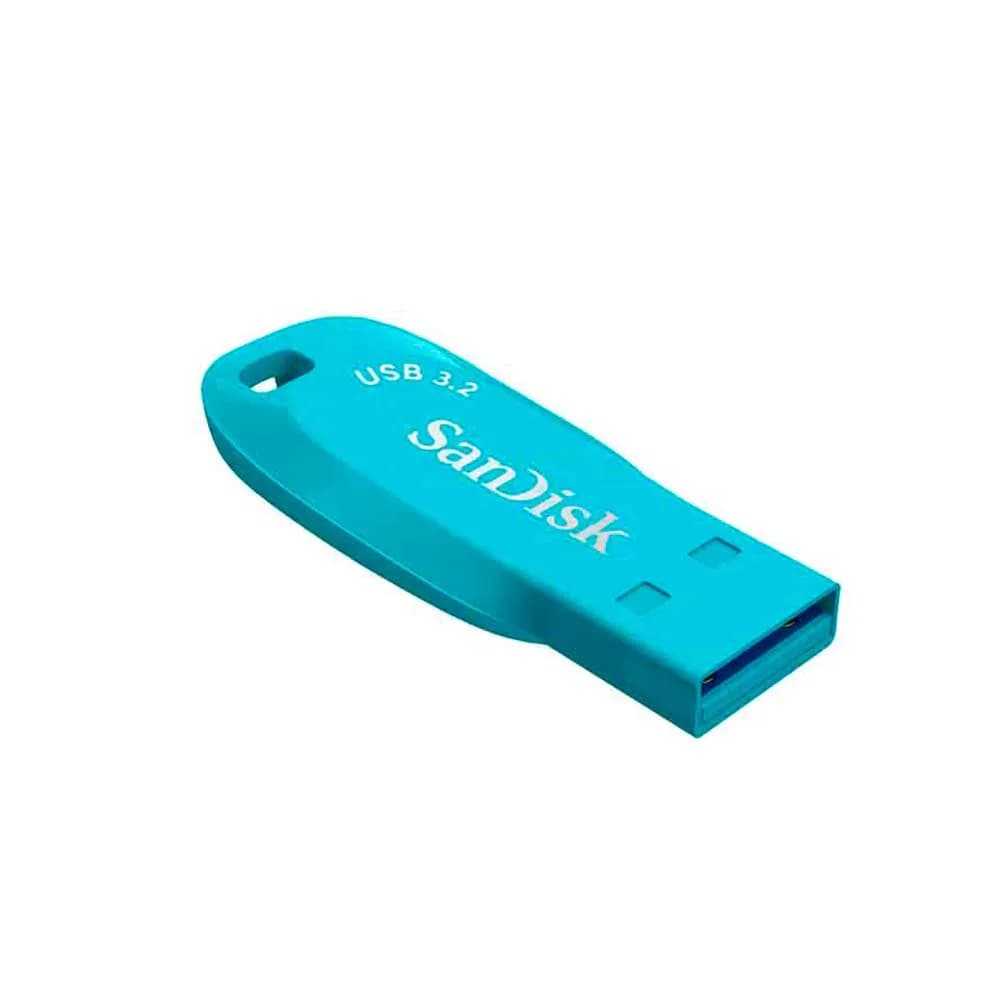 Pen Drive SanDisk Ultra Shift 64GB USB 3.2 Azul - SDCZ410-064G-G46BB