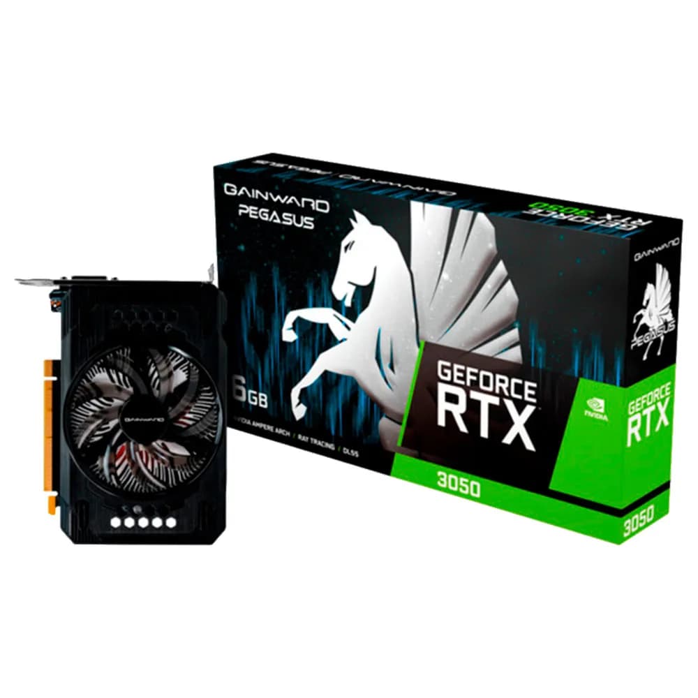 Placa de Vídeo Gainward GeForce RTX3050 6GB GDDR6 Pegasus 96BITS NE63050018JE-1072E