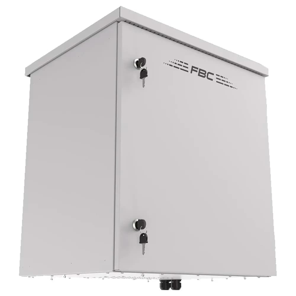 Rack Outdoor Fibracem em ACO 12U 450mm P450 Cinza - BA0038S00001000