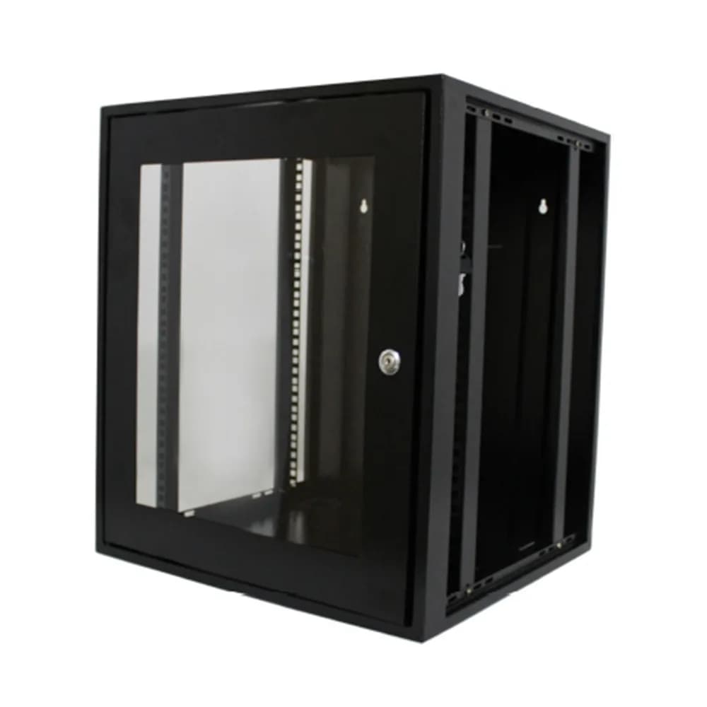 Rack Servidor GForce Padrão 19 POL 16U x 570 Parede Visor de Acrilico PT