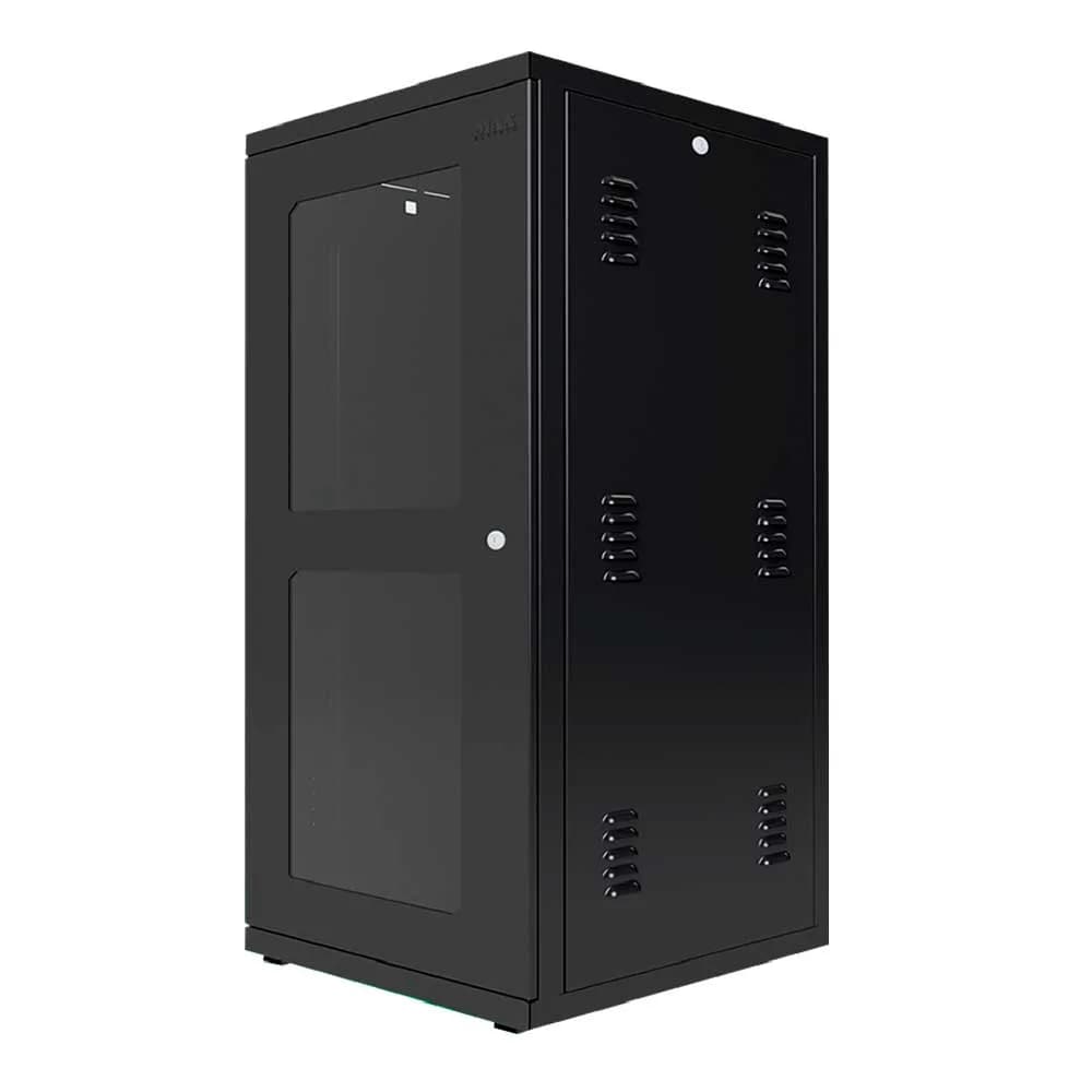 Rack Servidor Max Eletron Padrão 19 POL 32U x 570mm ACR Solda Piso - 4989 (Montado)