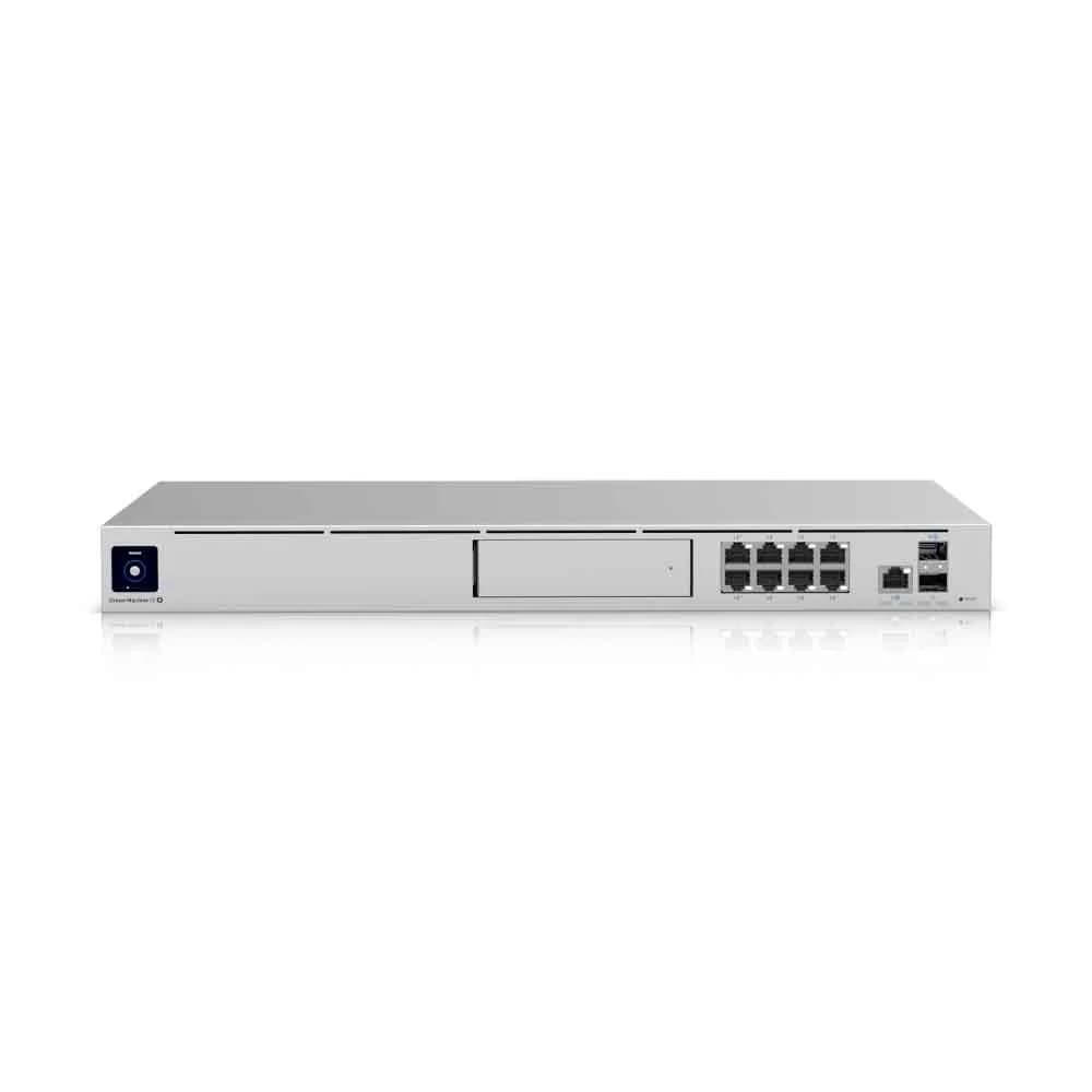 Roteador/Firewall Ubiquiti Dual WAN 10GB C/08 Portas PoE Gigabit + 2 SFP+ de 10GB e NVR Unifi Dream