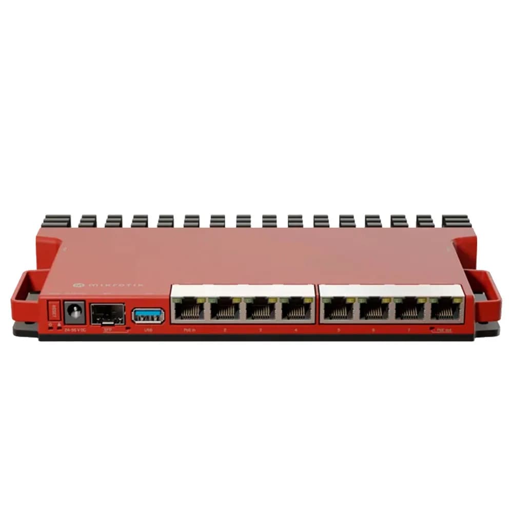 Roteador Routerboard 8 Portas Gigabit + 1 Porta SFP 2.5GB L009UIGS-RM - MikroTik