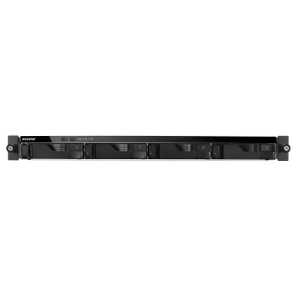 Storage nas Asustor Rack S/HD 4 Baias Intel Atom C3538 2 Portas LAN 1GB e 2 2.5GB - AS6504RD-BR