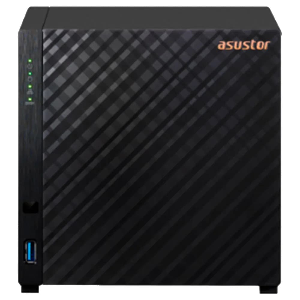 Storage nas Asustor Torre S/HD 4 Baias Realtek RTD1619B 1 Porta LAN 2.5 - AS1204T-US