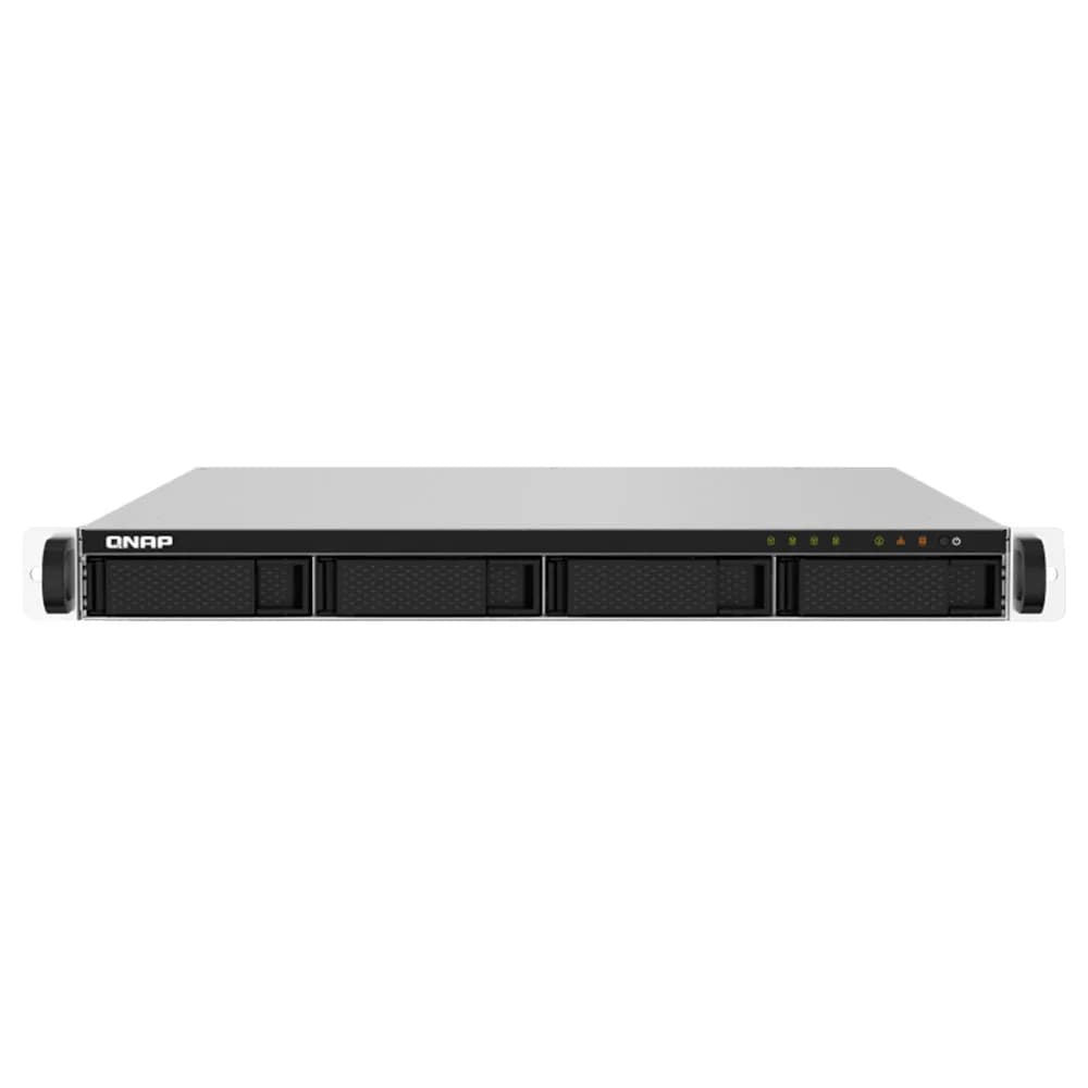 Storage nas Qnap 4 Baias AL324 ARM CORTEX-A57 2 Portas 2.5GB + 2 Portas SFP+ de 10GB - TS-432PXU-2G