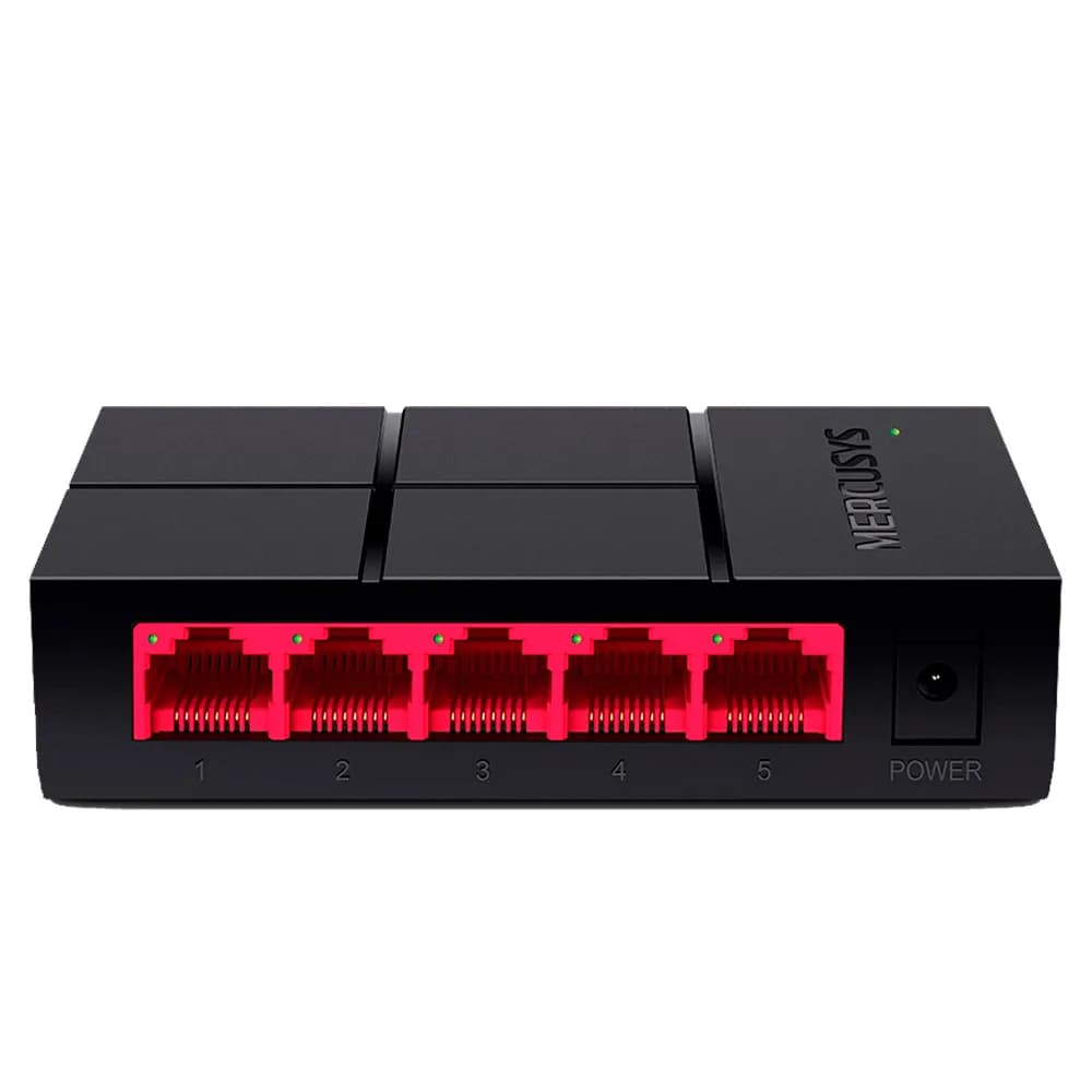 Switch de Mesa 5 Portas 10/100/1000MBPS Mercusys MS105G