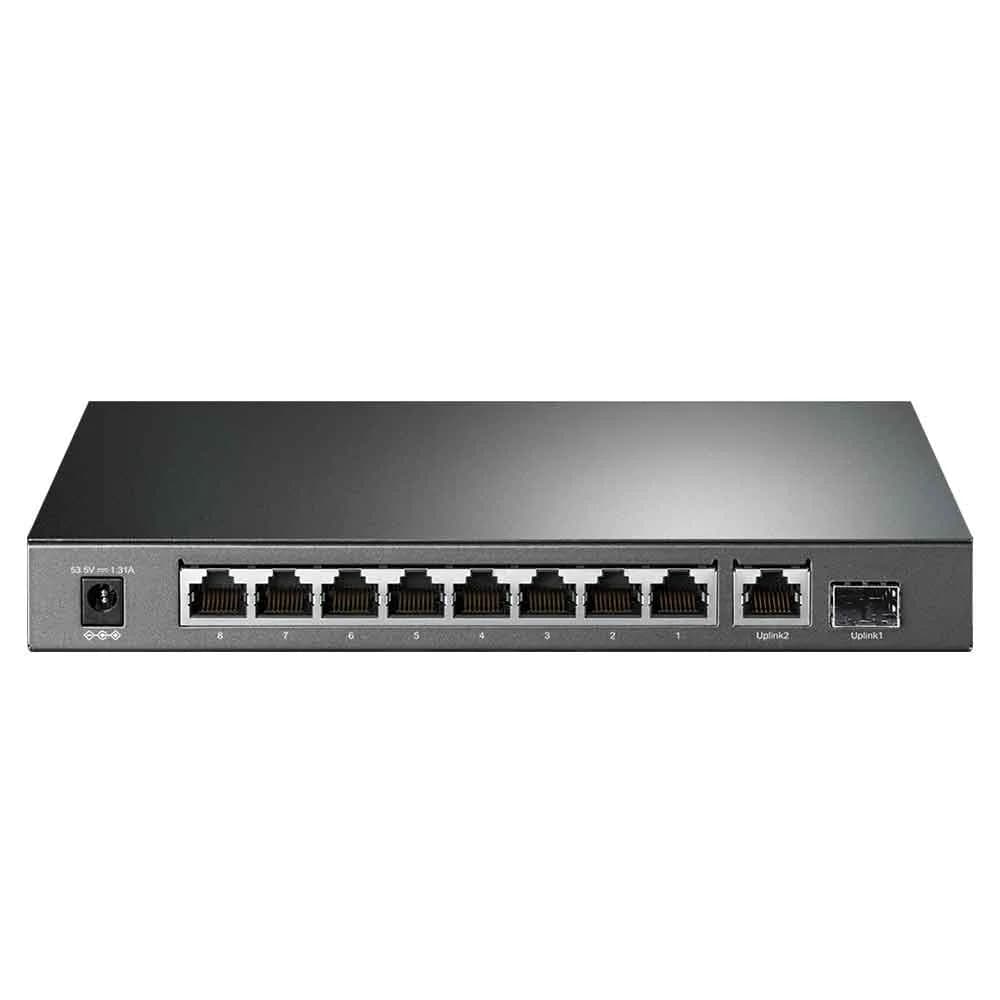 Switch de Mesa Gigabit TP-Link TL-SG1210P de 10 Portas com 8 Portas PoE+