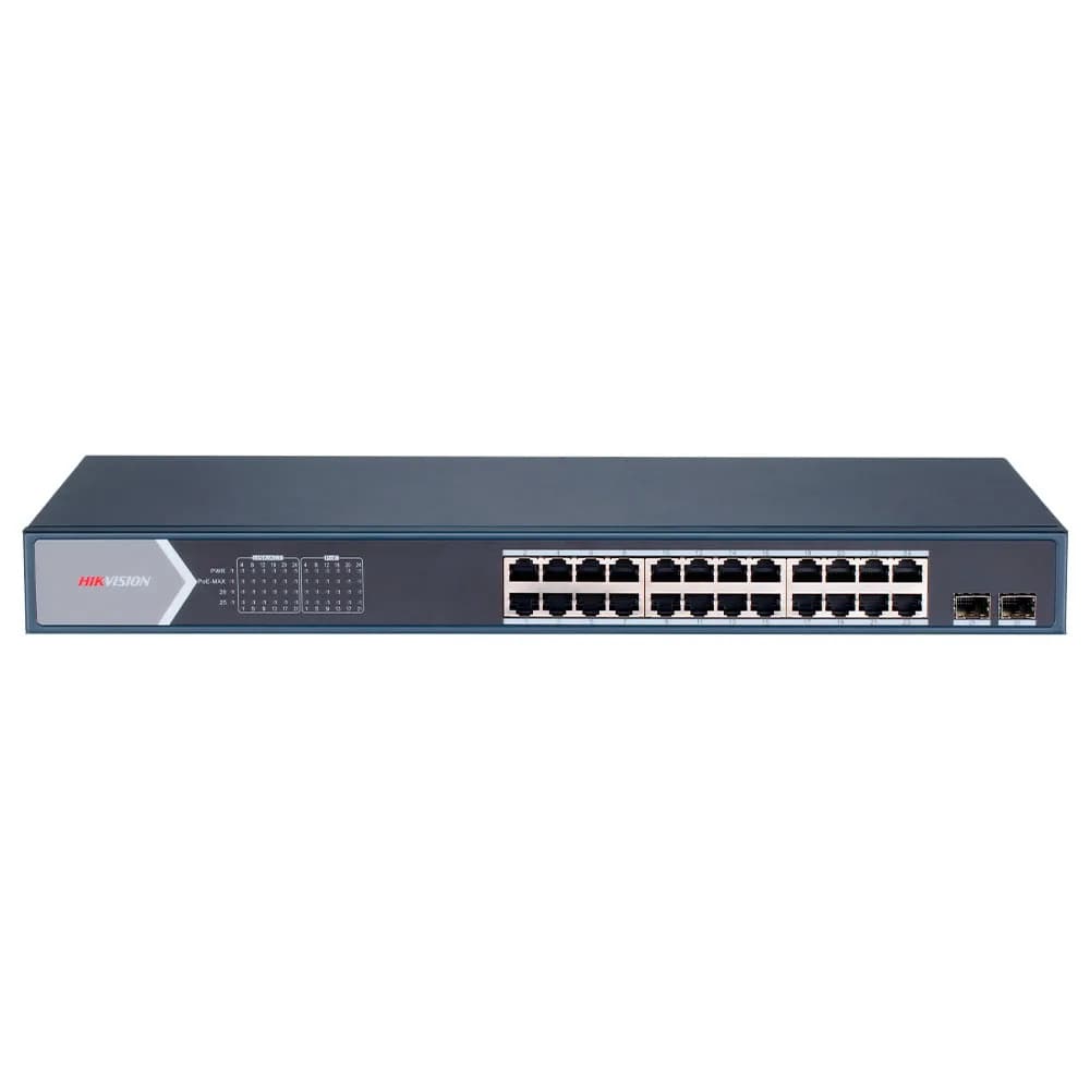Switch L2 Smart Hikvision DS-3E1526P-SI Gerenciavel 26 Portas 24 Portas Gigabit Watchdog PoE Ativo 802.3 AF/AT 2