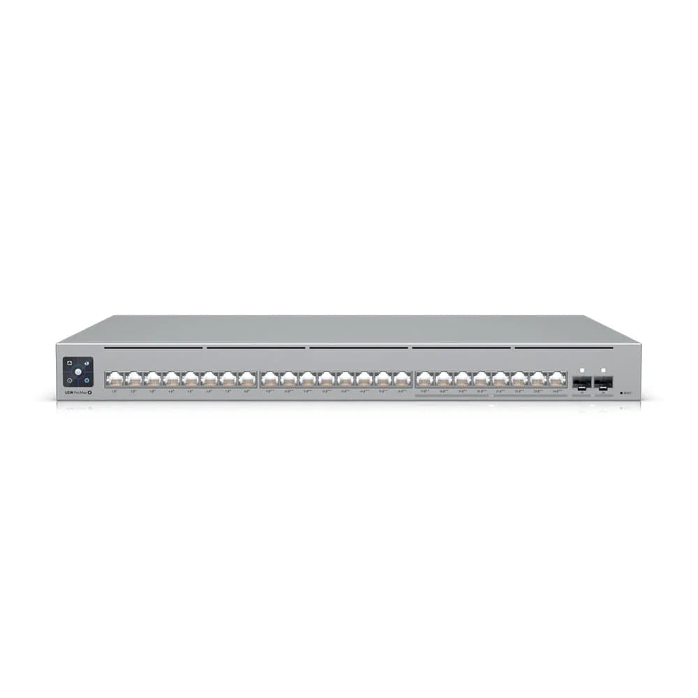 Switch Ubiquiti Gerenciavel L3 24 Portas Sendo 8 de 2.5 Gigabit + 02 SFP+ de 10GB USW-PRO-MAX-24-POE