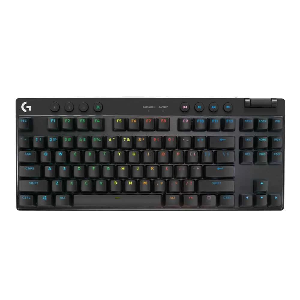 Teclado Mecânico Gamer Logitech G Pro x TKL Lightspeed Preto - 920-12127