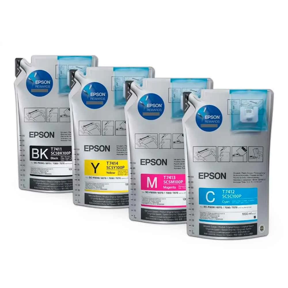 Tinta Epson Sublimatica Ultrachrome T741320 Magenta 1L - F6200 / F9370 / F7200 / F6070 / F7170 / F7070 / F9200