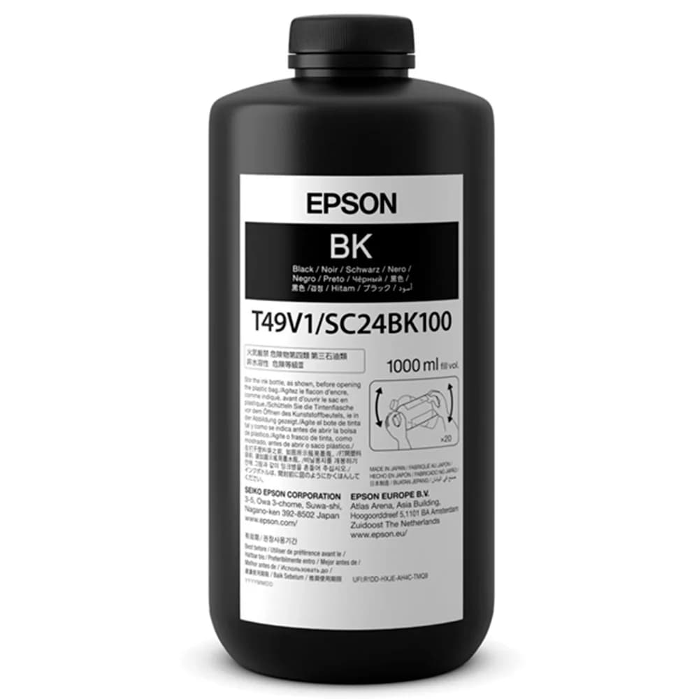 Tinta Ultrachrome Epson T49V110 Preta 1L