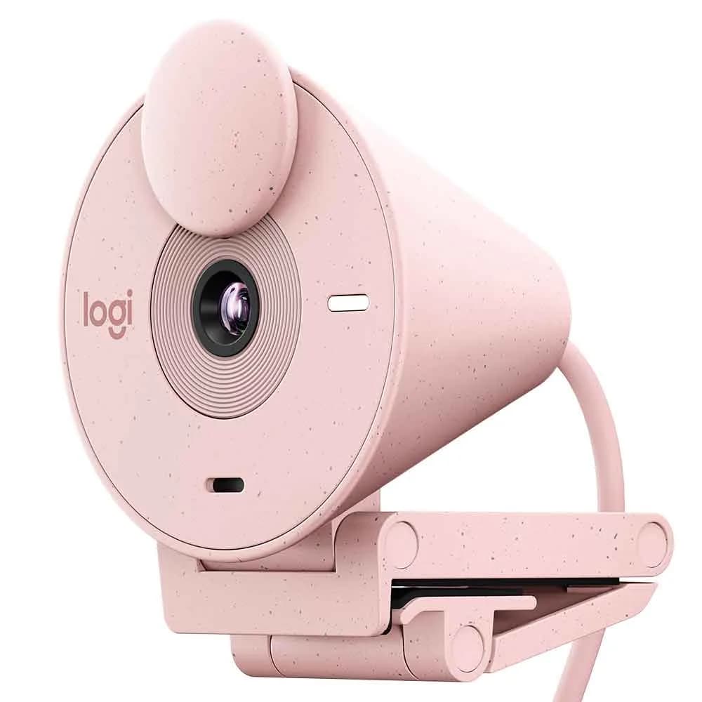 Webcam Logitech Brio 300 - Full HD Rose